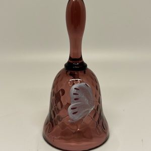 Fenton amethyst glass bell